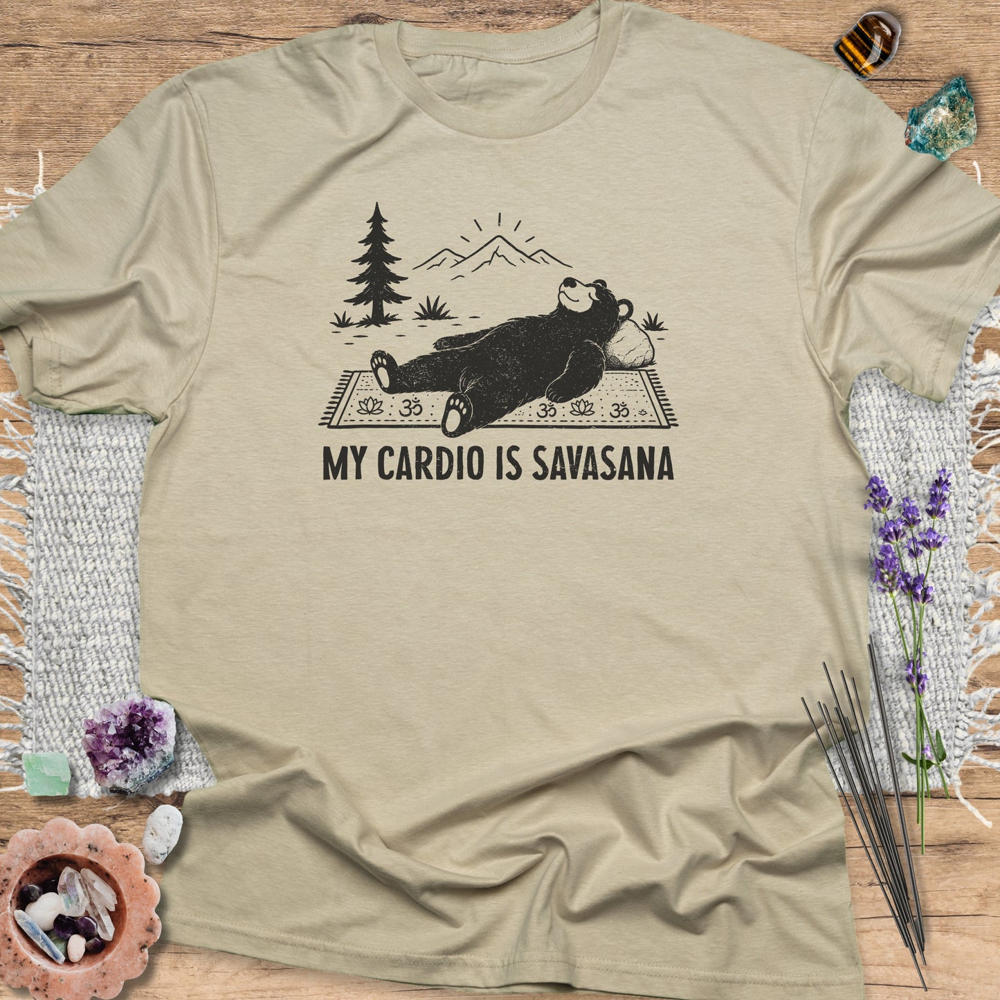 My Cardio Is Savasana Sand