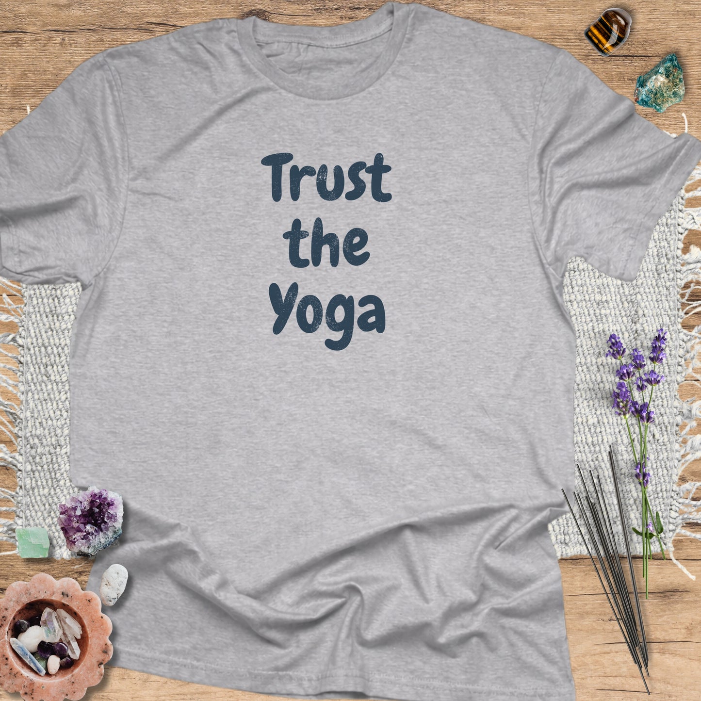 Trust the Yoga T‑Shirt Sport Grey