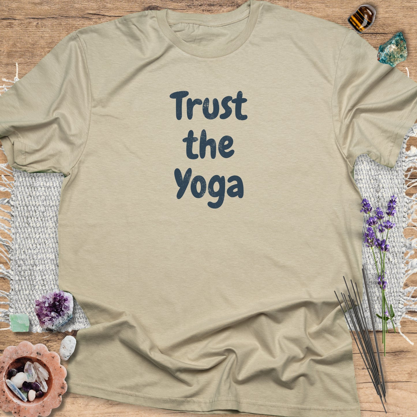 Trust the Yoga T‑Shirt Sand