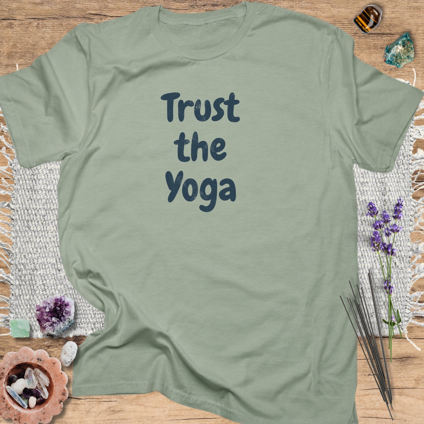 Trust the Yoga T‑Shirt Sage