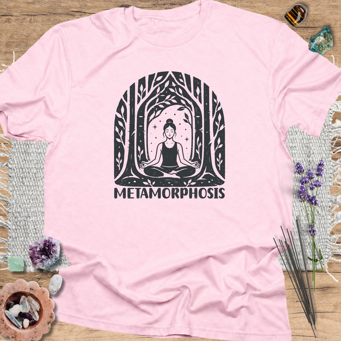 Metamorphosis T‑Shirt Light Pink