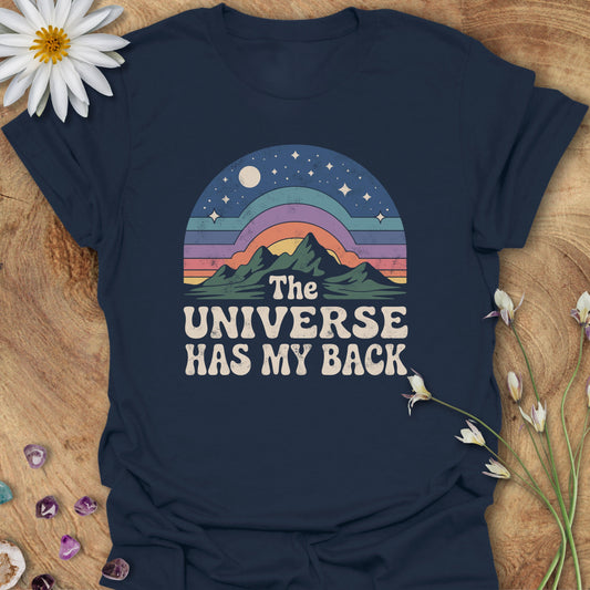 The Universe Has My Back T-Shirt Navy