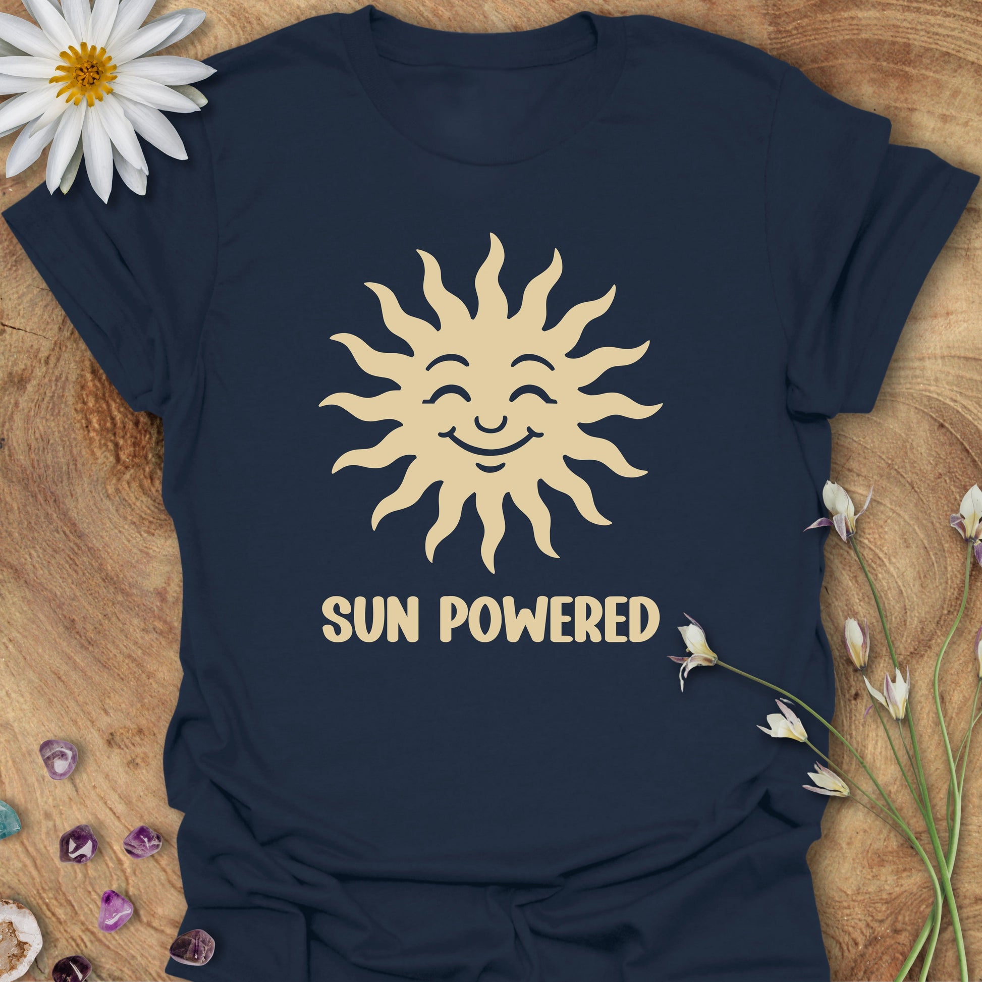Sun Powered T-Shirt Navy