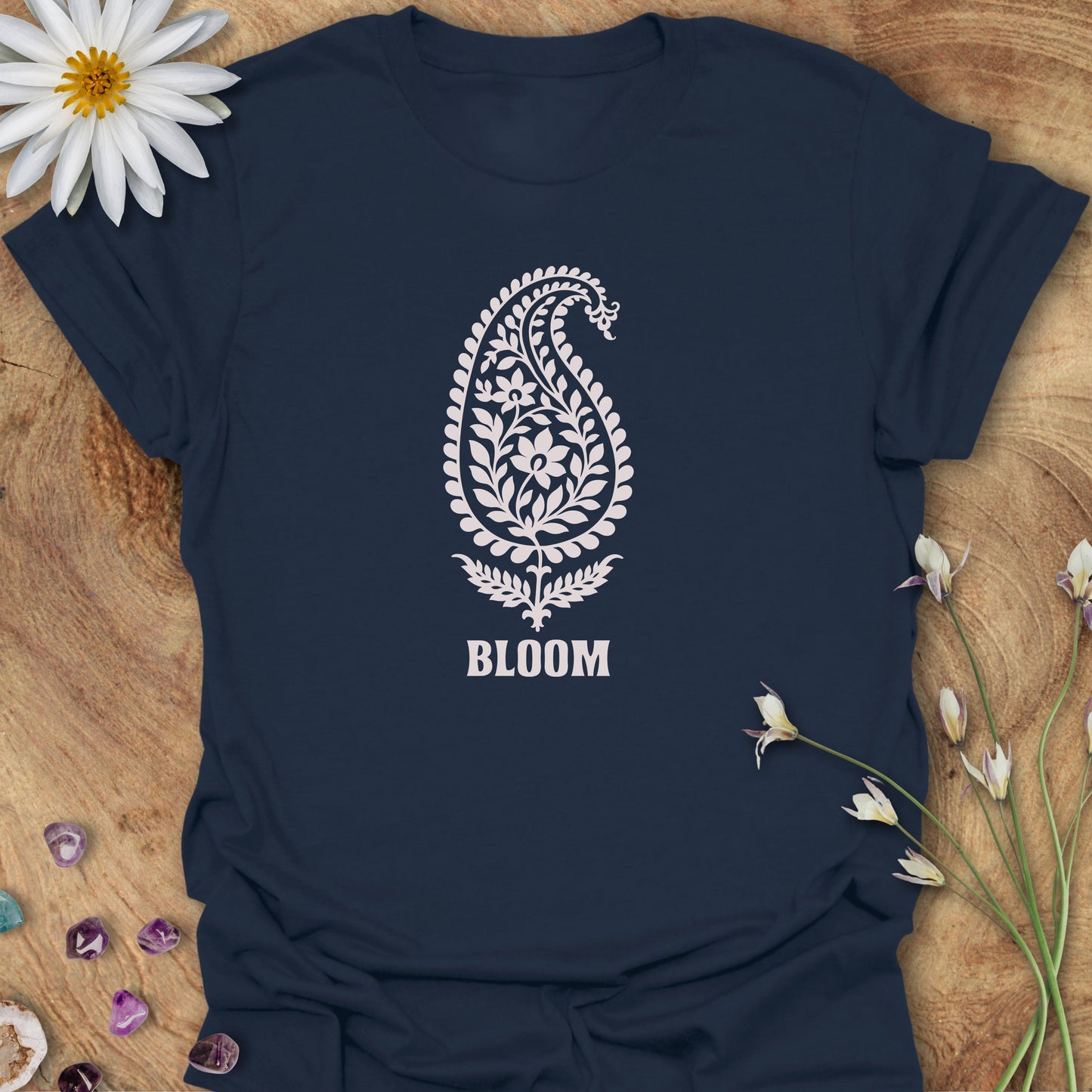 Bloom T-Shirt Navy