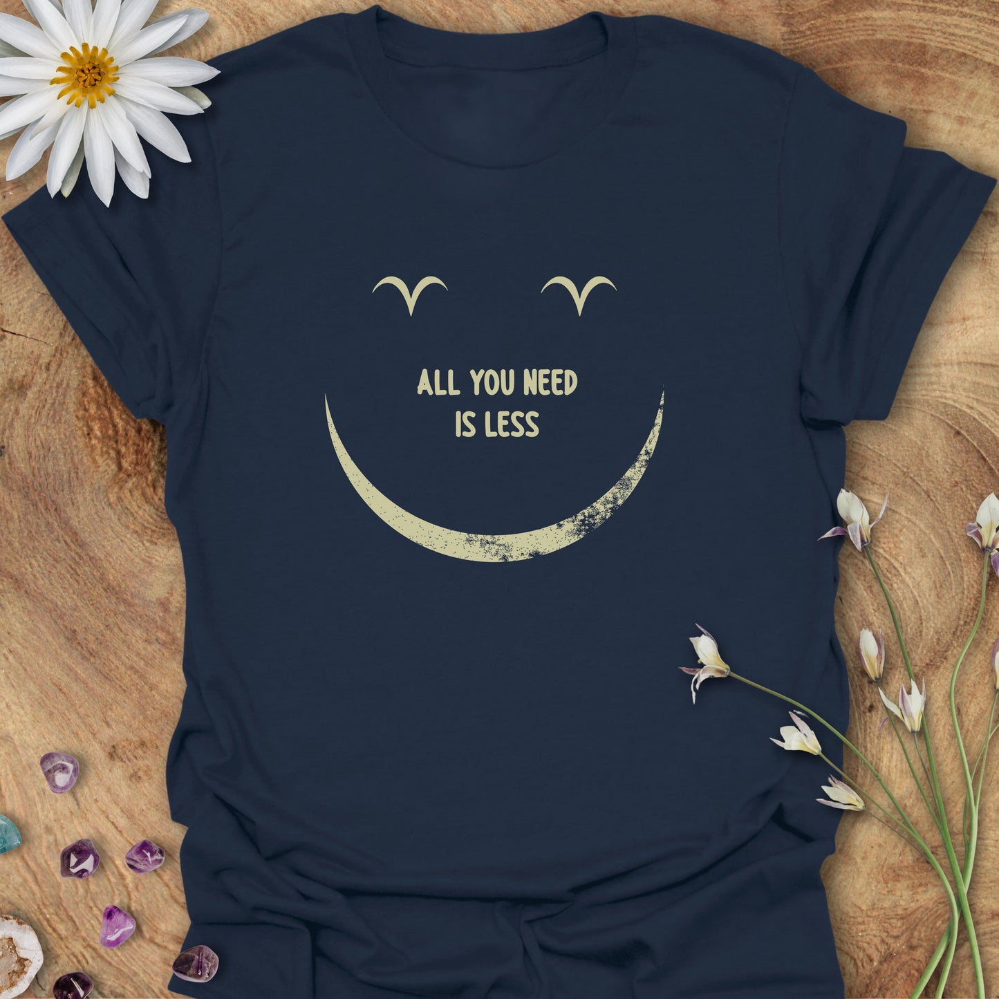 All You Need Is Less T-Shirt Navy