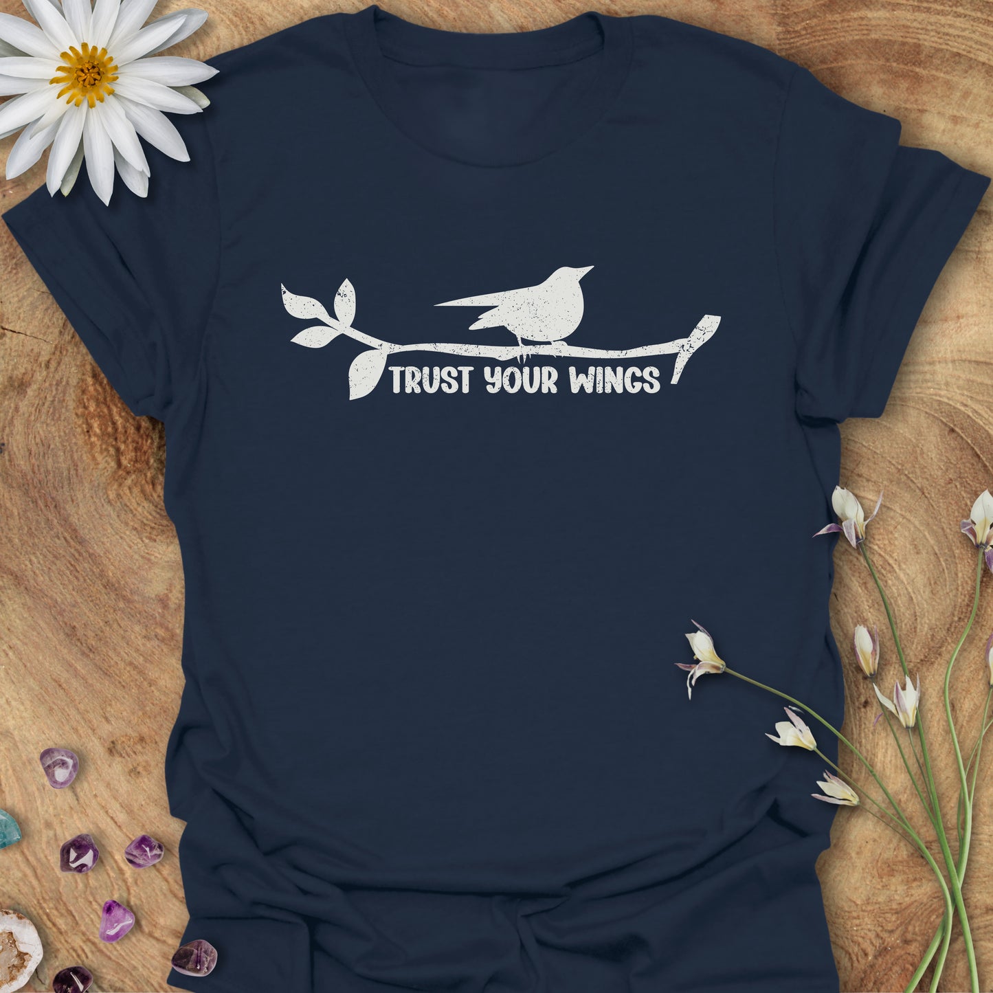 Trust Your Wings T-Shirt Navy