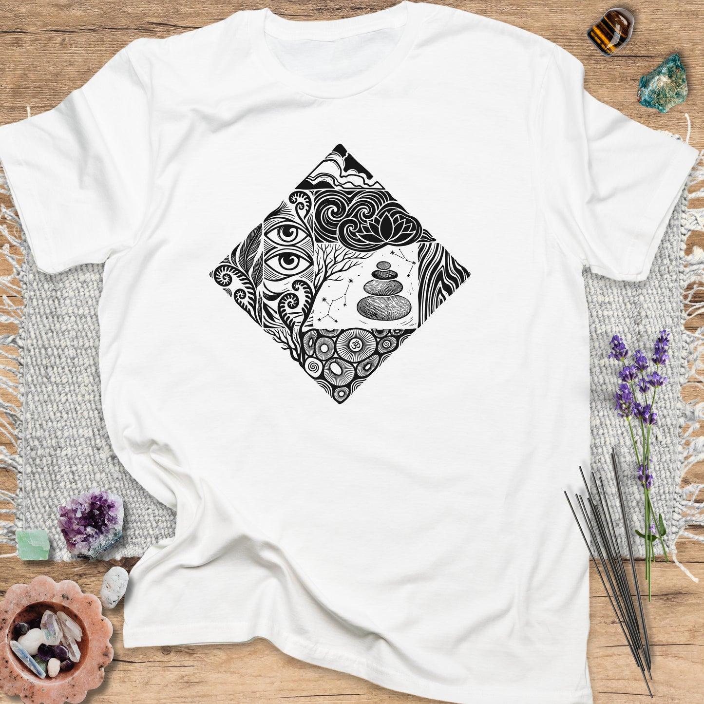 Zen Doodle Diamond T-Shirt