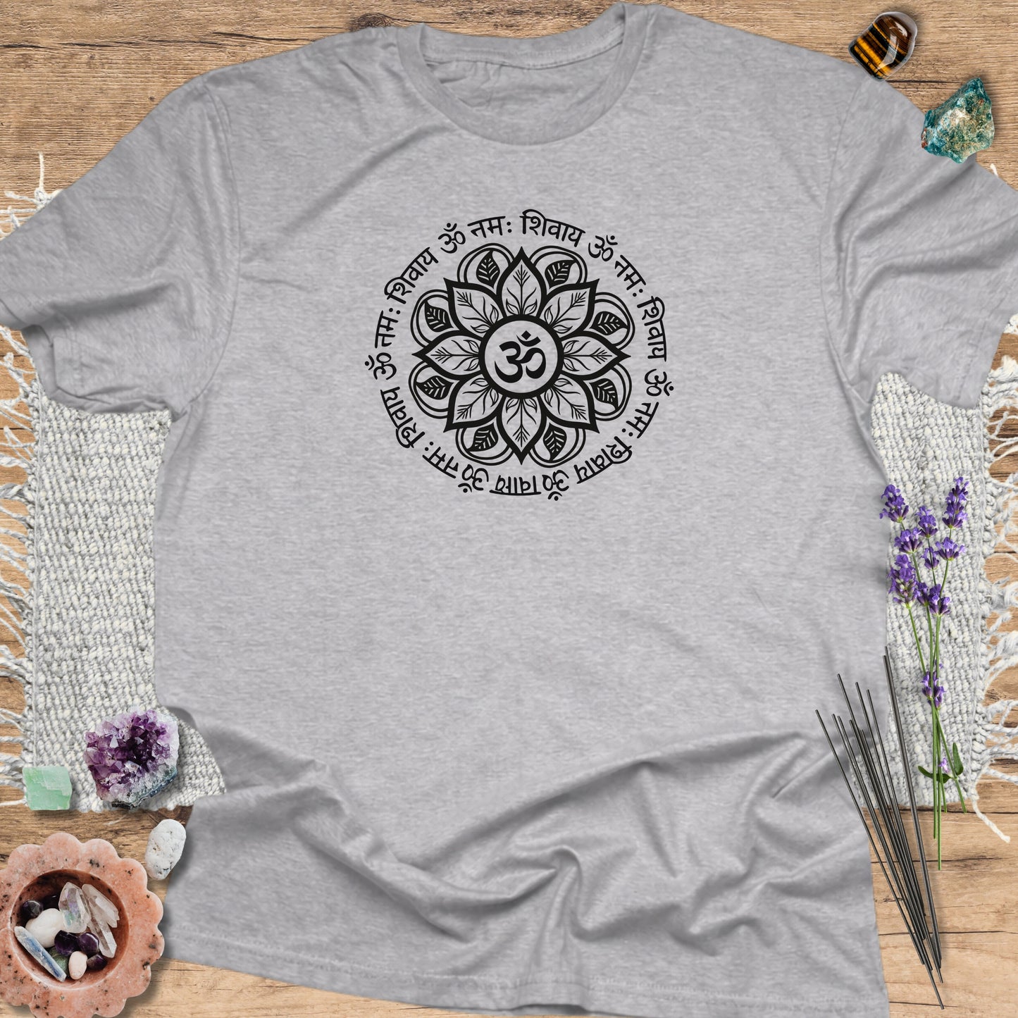 Om Namah Shivaya Floral T-Shirt