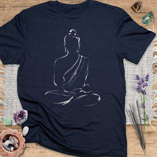 Unseen Buddha T-Shirt Navy